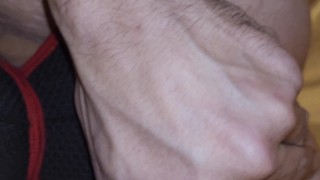 Cumdump's Flooded hole gets unplugged. ALL CUM!!!! NOT lube