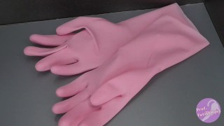 【Prof_FetihsMass】ゴム手袋にぶっかける【rubber fetishism】