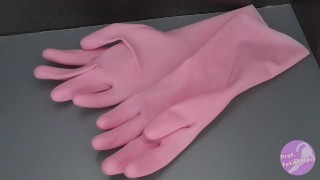 【Prof_FetihsMass】ゴム手袋にぶっかける【rubber fetishism】
