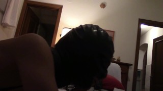 I tied up my wife, hooded, throat fucked and rough pussy fucked with creampie