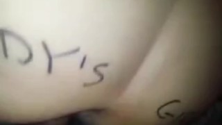 BUNNY'S FIRST PORNO! POV: Doggy style, body writing, moaning... ♡