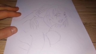 Anime girl is fucked hard by holding her hair