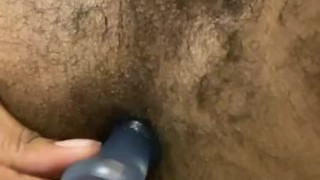 FUCKING my tight ASSHOLE with my lil DILDO