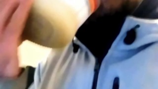 Loser Making love with his str8 friend's sneakers
