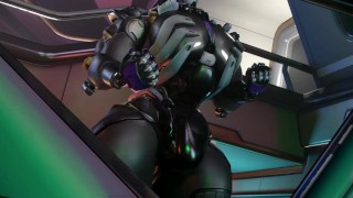 OW Ramattra muscle growth animation