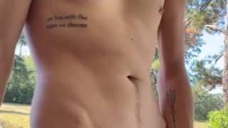 TEEN SHOWS OFF MORNING STIFFY