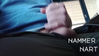 Sitting & Masturbating - Stand Up & Let The Sperm Flow By Hammer Hart