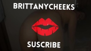 brittany was almost caught by her grandmother squirting for a custom