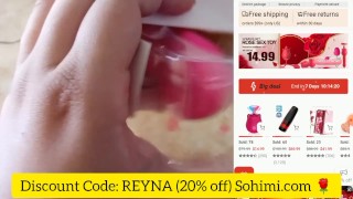 Unboxing y estreno de mi Sohimi Toy 🐇💦 Squirt muy rapido 🥵