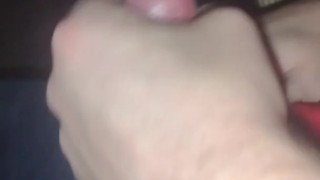 Boyfriend jerking me but wants to watch me finish myself.