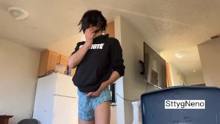 The best student in the class strips naked every day in his bedroom after school