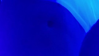 Crunches while hanging inverted from bar!