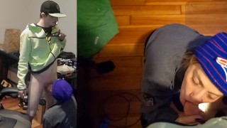 College Freshman on Christmas Break Never stood a Chance inside Heather's Mouth !