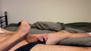 WANKING MY BIG COCK