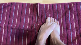 POV showing feet