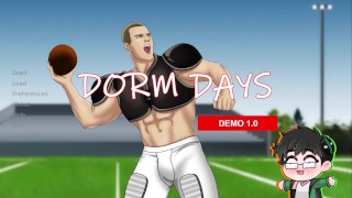 College Jock Game but I lost Brain Cells | Dorm Days Demo | 12 Days of Yaoi Season 2