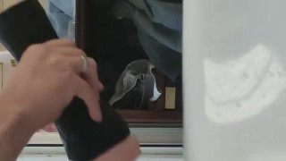 Mascule masturbation with toy