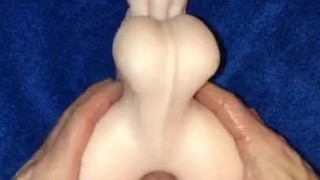 Watch Me POV Fuck My Gay Ass Flesh Toy And Nut All Over That Asshole And Push In My Cum With My Cock