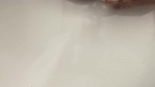 Squirting all over my dildo