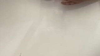 Squirting all over my dildo