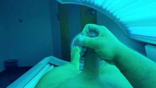 Tanning bed yogurt slinger