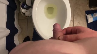 College Student Pissing and Showing Off Body