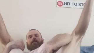 Solo masterbation and ass play