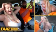 Fake Driving School - Huge boobs Polish girl hot hard fuck in public after high adrenaline incident