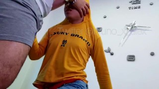 wedgie to blonde guy and spanked