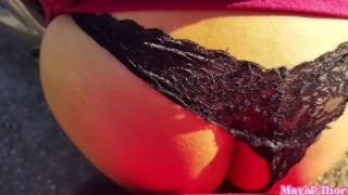 creampie profundo después del sexo al aire libre con mi amigo