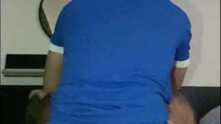 Str8 Lad Takes Dildo in Ass and Fucks Fleshlight