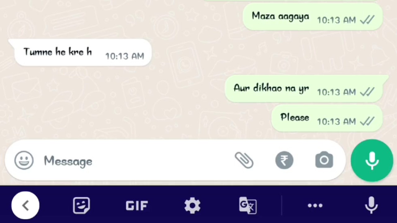 भाभी ने व्हाट्सप्प पे अपनी चूत दिखाई .whatsapp chat with bhabi -IndiansPorno