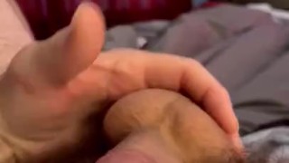 Hairy Dad Bod Jerking Around With Precum