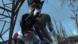 Quick Yiff with furry raider