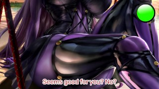 Scathach's special breath training (Fate/GO, Medium Breathplay, Femdom, Edging, Hentai JOI, POV)