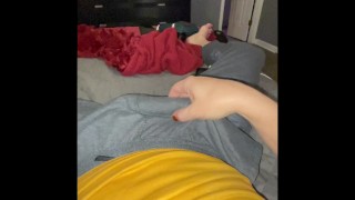 Damien Jacks off and shoots load