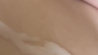 Quickie cumshot in short socks *viewer request*