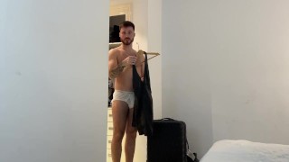 Gay feminiziation for Christmas party