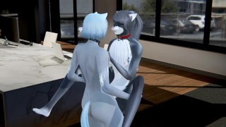 Furry Yaoi Cat boy having sex with multiple cums