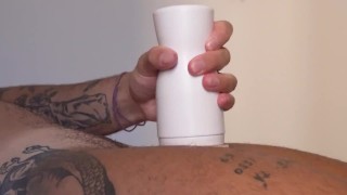 Filling a condom with my sperm