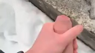 Cumming On Demolished Building