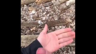 Camper finds a spot to jerk it
