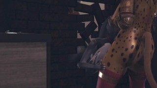Furry Yaoi Hentai Cat boy fucked by deer futanari