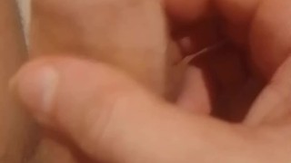 young man with a little thing