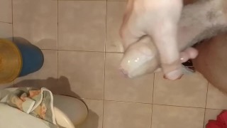 tercera vez cumming mi polla suave