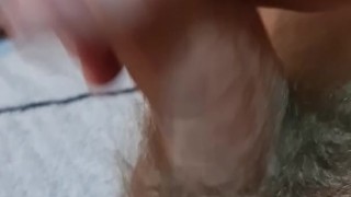POV Monster cock cuming close up