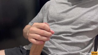 CLOSE-UP: Thick Dick and Fat Cumshot - Hot Twink Masturbation