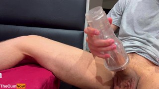 FUCKING FLESHLIGHT ICE + CUMSHOT