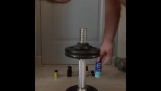 Dumbbell Work-out (And Work-In Me)