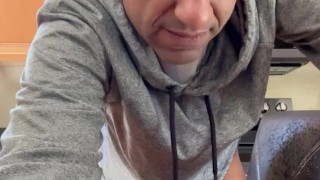 Cumming all over the kitchen table again